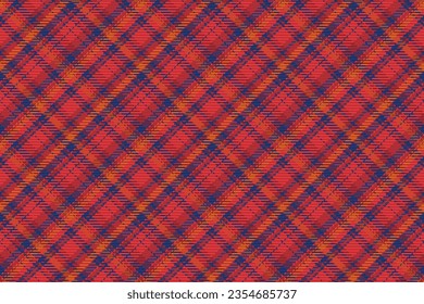 Patrón sin foco de platija escocesa. Fondo repetible con textura de tela de comprobación. Fondo vectorial plano de la impresión textil rayada.