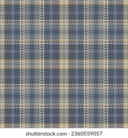 Seamless pattern of scottish tartan plaid. Repeatable background with check fabric texture. Flat vector backdrop of striped textile print.