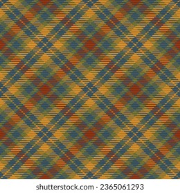 Seamless pattern of scottish tartan plaid. Repeatable background with check fabric texture. Flat vector backdrop of striped textile print.