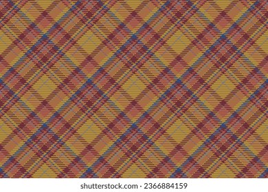 Seamless pattern of scottish tartan plaid. Repeatable background with check fabric texture. Flat vector backdrop of striped textile print.