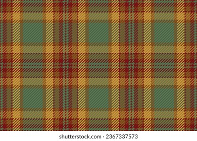 Seamless pattern of scottish tartan plaid. Repeatable background with check fabric texture. Flat vector backdrop of striped textile print.