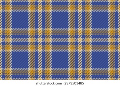 Seamless pattern of scottish tartan plaid. Repeatable background with check fabric texture. Flat vector backdrop of striped textile print.
