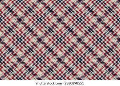 Seamless pattern of scottish tartan plaid. Repeatable background with check fabric texture. Flat vector backdrop of striped textile print.