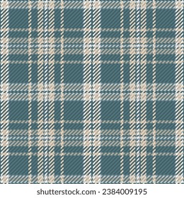 Seamless pattern of scottish tartan plaid. Repeatable background with check fabric texture. Flat vector backdrop of striped textile print.