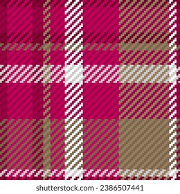 Patrón sin foco de platija escocesa. Fondo repetible con textura de tela de comprobación. Fondo vectorial plano de la impresión textil rayada.