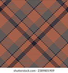 Seamless pattern of scottish tartan plaid. Repeatable background with check fabric texture. Flat vector backdrop of striped textile print.