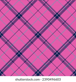 Patrón sin foco de platija escocesa. Fondo repetible con textura de tela de comprobación. Fondo vectorial plano de la impresión textil rayada.