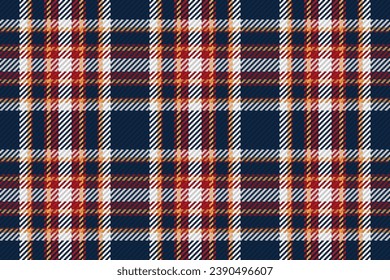Patrón sin foco de platija escocesa. Fondo repetible con textura de tela de comprobación. Fondo vectorial plano de la impresión textil rayada.