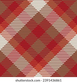 Seamless pattern of scottish tartan plaid. Repeatable background with check fabric texture. Flat vector backdrop of striped textile print.