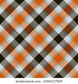 Seamless pattern of scottish tartan plaid. Repeatable background with check fabric texture. Flat vector backdrop of striped textile print.