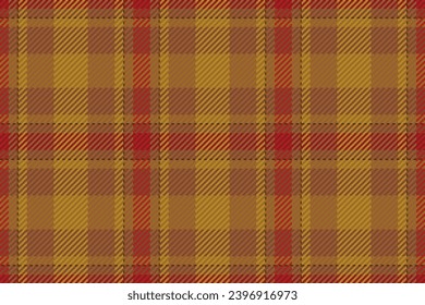 Seamless pattern of scottish tartan plaid. Repeatable background with check fabric texture. Flat vector backdrop of striped textile print.