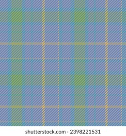 Patrón sin foco de platija escocesa. Fondo repetible con textura de tela de comprobación. Fondo vectorial plano de la impresión textil rayada.