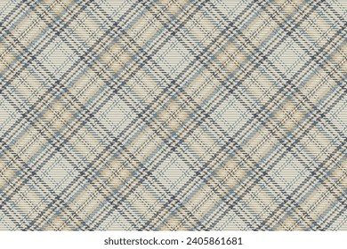 Seamless pattern of scottish tartan plaid. Repeatable background with check fabric texture. Flat vector backdrop of striped textile print.