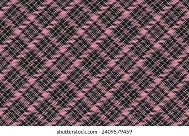Seamless pattern of scottish tartan plaid. Repeatable background with check fabric texture. Flat vector backdrop of striped textile print.