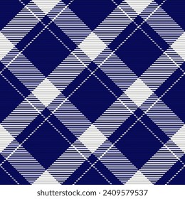 Nahtloses Muster von schottischem Tartan Plaid. Wiederholbarer Hintergrund mit Textur des Textes. Flacher Vektorhintergrund des gestreiften Stoffdrucks.