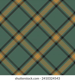 Seamless pattern of scottish tartan plaid. Repeatable background with check fabric texture. Flat vector backdrop of striped textile print.