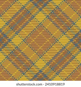 Seamless pattern of scottish tartan plaid. Repeatable background with check fabric texture. Flat vector backdrop of striped textile print.