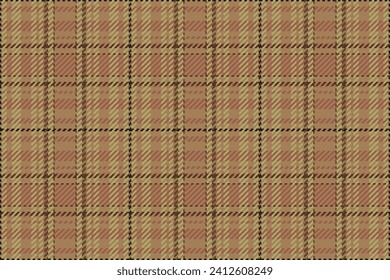 Patrón sin foco de platija escocesa. Fondo repetible con textura de tela de comprobación. Fondo vectorial plano de la impresión textil rayada.