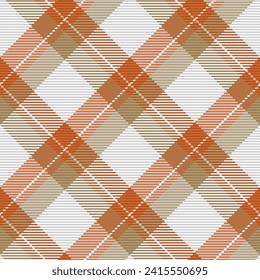 Seamless pattern of scottish tartan plaid. Repeatable background with check fabric texture. Flat vector backdrop of striped textile print.