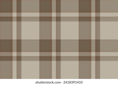 Seamless pattern of scottish tartan plaid. Repeatable background with check fabric texture. Flat vector backdrop of striped textile print.