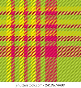 Patrón sin foco de platija escocesa. Fondo repetible con textura de tela de comprobación. Fondo vectorial plano de la impresión textil rayada.