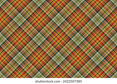 Patrón sin foco de platija escocesa. Fondo repetible con textura de tela de comprobación. Fondo vectorial plano de la impresión textil rayada.