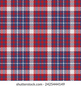 Seamless pattern of scottish tartan plaid. Repeatable background with check fabric texture. Flat vector backdrop of striped textile print.