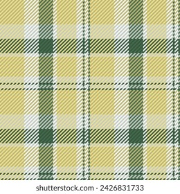 Seamless pattern of scottish tartan plaid. Repeatable background with check fabric texture. Flat vector backdrop of striped textile print.