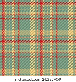 Seamless pattern of scottish tartan plaid. Repeatable background with check fabric texture. Flat vector backdrop of striped textile print.