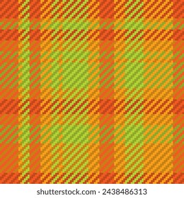 Seamless pattern of scottish tartan plaid. Repeatable background with check fabric texture. Flat vector backdrop of striped textile print.