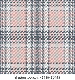 Nahtloses Muster aus schottischem Tartan plaid. Wiederholbarer Hintergrund mit Schecktextur. Flache Vektorkulisse aus gestreiftem Textildruck.