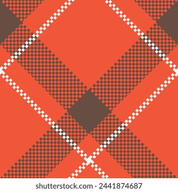 Seamless pattern of Scottish tartan plaid. Repeatable background with check fabric texture. Flat vector backdrop of striped textile print.