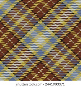 Seamless pattern of scottish tartan plaid. Repeatable background with check fabric texture. Vector backdrop striped textile print.