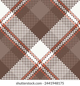Patrón sin costuras de escocés tartán a cuadros. Fondo repetible con textura de tela a cuadros. Vector plano de fondo de estampado textil a rayas.