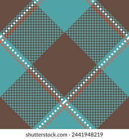 Seamless pattern of Scottish tartan plaid. Repeatable background with check fabric texture. Flat vector backdrop of striped textile print.