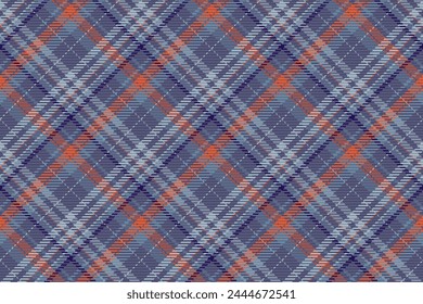 Seamless pattern of scottish tartan plaid. Repeatable background with check fabric texture. Vector backdrop striped textile print.
