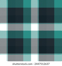 Seamless pattern of Scottish tartan plaid. Repeatable background with check fabric texture. Flat vector backdrop of striped textile print.