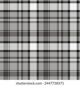 Seamless pattern of Scottish tartan plaid. Repeatable background with check fabric texture. Flat vector backdrop of striped textile print.