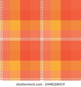 Seamless pattern of Scottish tartan plaid. Repeatable background with check fabric texture. Flat vector backdrop of striped textile print.