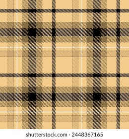 Seamless pattern of Scottish tartan plaid. Repeatable background with check fabric texture. Flat vector backdrop of striped textile print.