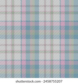 Seamless pattern of scottish tartan plaid. Repeatable background with check fabric texture. Vector backdrop striped textile print.