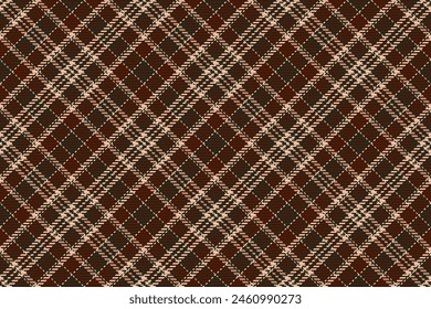 Seamless pattern of scottish tartan plaid. Repeatable background with check fabric texture. Vector backdrop striped textile print.