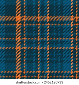 Seamless pattern of scottish tartan plaid. Repeatable background with check fabric texture. Vector backdrop striped textile print.