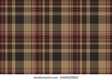 Seamless pattern of scottish tartan plaid. Repeatable background with check fabric texture. Vector backdrop striped textile print.