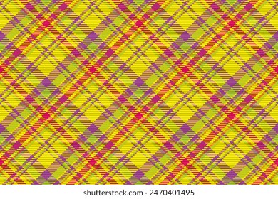 Seamless pattern of scottish tartan plaid. Repeatable background with check fabric texture. Vector backdrop striped textile print.