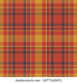 Nahtloses Muster aus schottischem Tartan plaid. Wiederholbarer Hintergrund mit Schecktextur. Vektorgrafik Hintergrund gestreifter Textildruck.