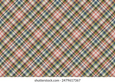 Seamless pattern of scottish tartan plaid. Repeatable background with check fabric texture. Vector backdrop striped textile print.
