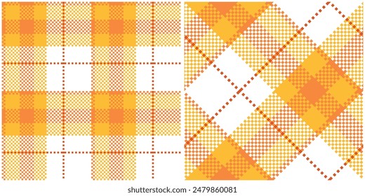 Seamless pattern of scottish tartan plaid. Repeatable background with check fabric texture. Flat vector backdrop of striped textile print.
