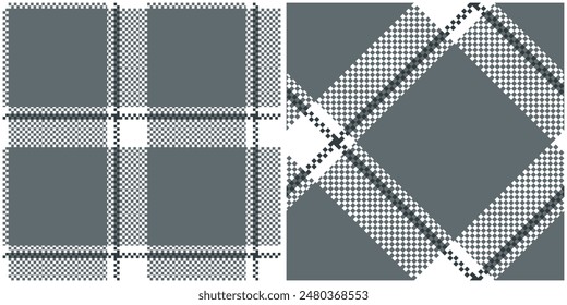 Patrón sin fisuras de cuadros escoceses de tartán. Fondo repetible con textura de tela a cuadros. Fondo de Vector plano de estampado textil a rayas.