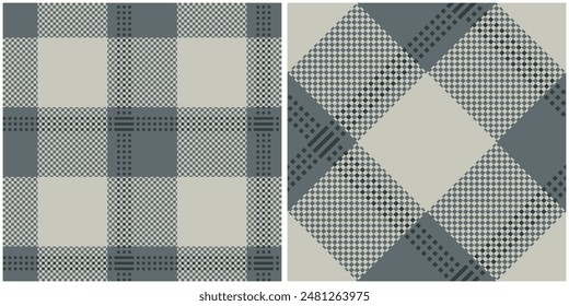Seamless pattern of scottish tartan plaid. Repeatable background with check fabric texture. Flat vector backdrop of striped textile print.